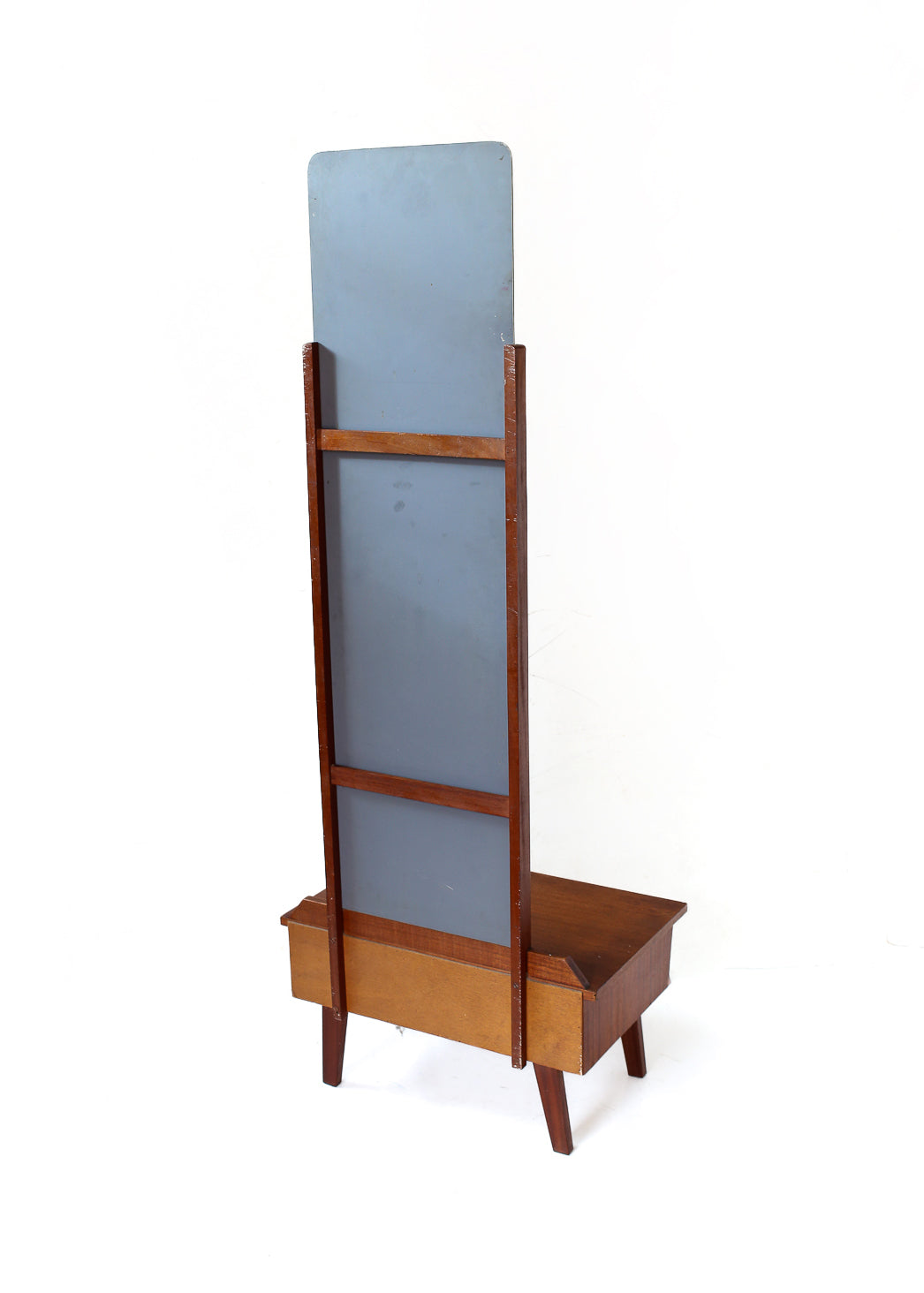 Mid-century Vanity with Tall Mirror
