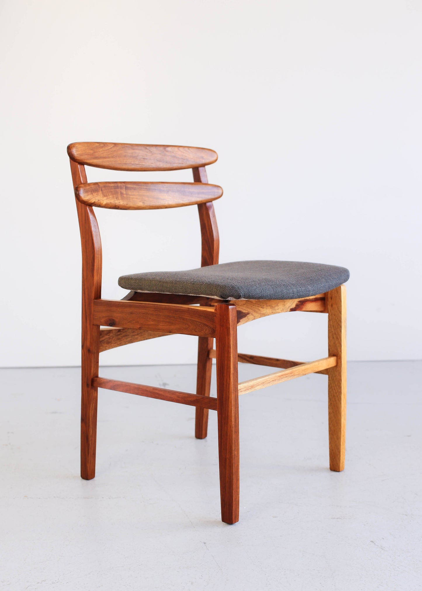 Four Mid-Century Modern Kiaat Chairs