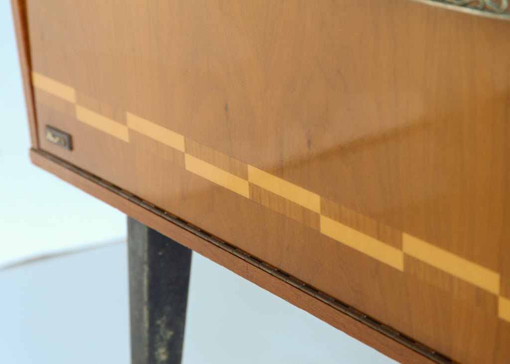 Retro Display Cabinet with Radiogram and Turntable