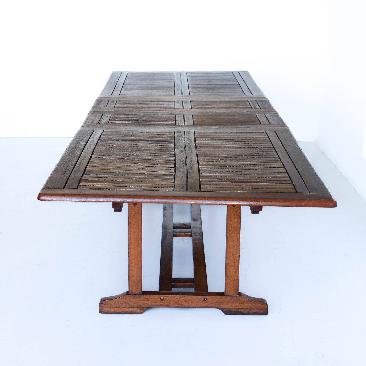 Twelve Seater Solid Wood Patio Table