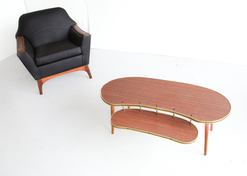 Bean Shape Two Tier Coffee Table