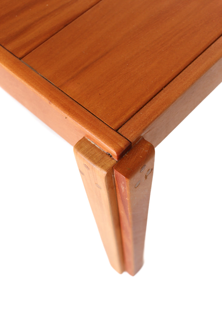 Balau Coffee Table with a Slatted Top