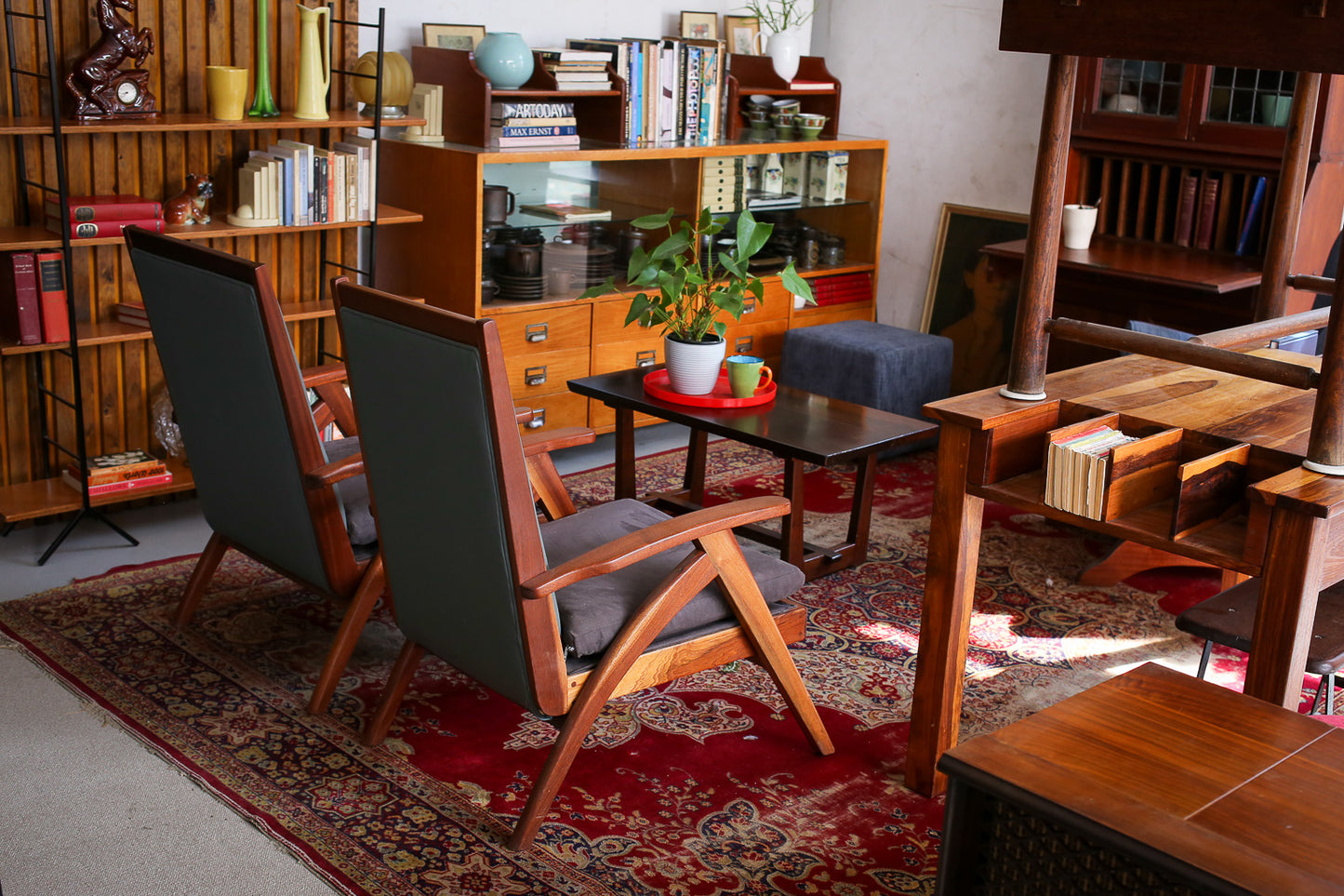 Solid Hardwood Mid-century Coffee Table