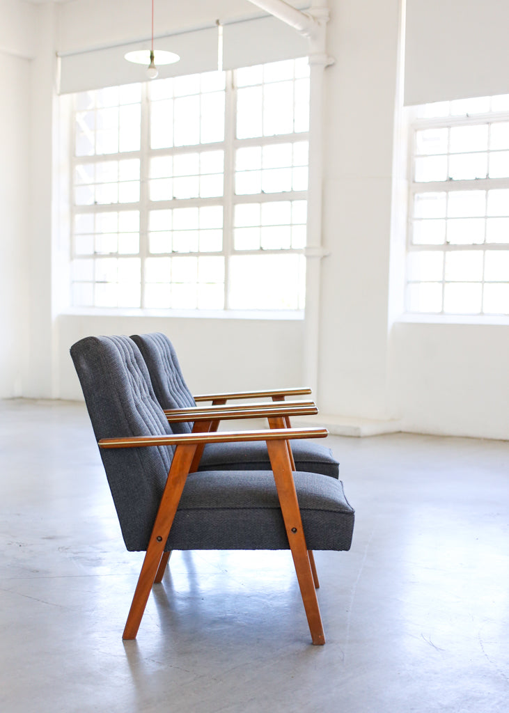Pair of MCM Armchairs