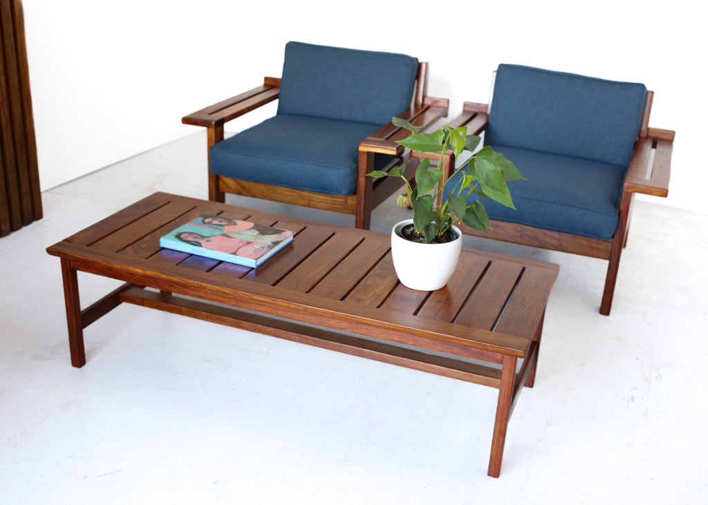 Mid-century John Tabraham Kiaat Coffee Table