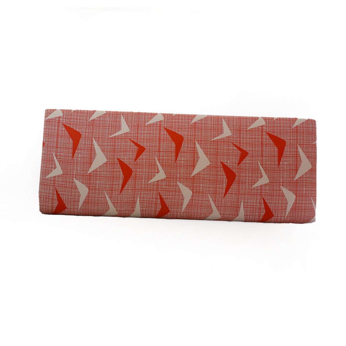 Queen Headboard with Skinny laMinx Persimmon Airborne Fabric