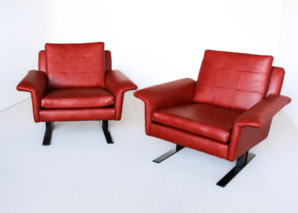 Two Italian Style MCM Armchairs