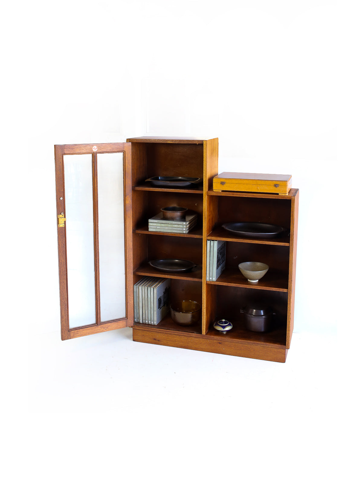 Art Deco Solid Wood Bookcase