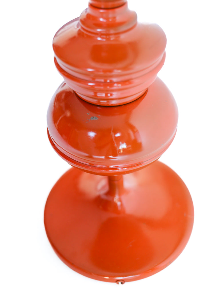 Space Age Orange Table Lamp