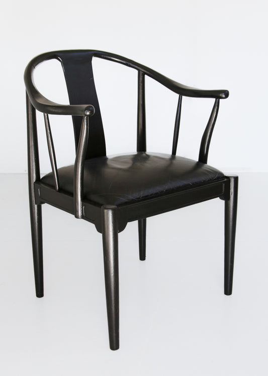 A Set of Four 1940's Hans Wegner Type China Chairs