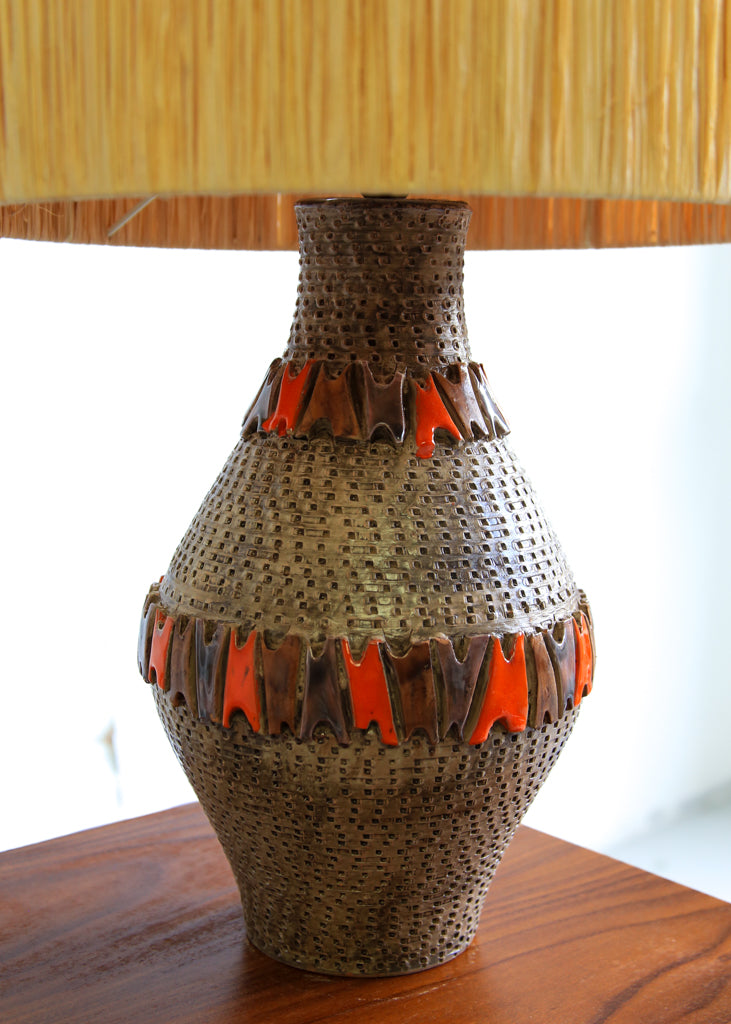 Brutalist Ceramic Lamp