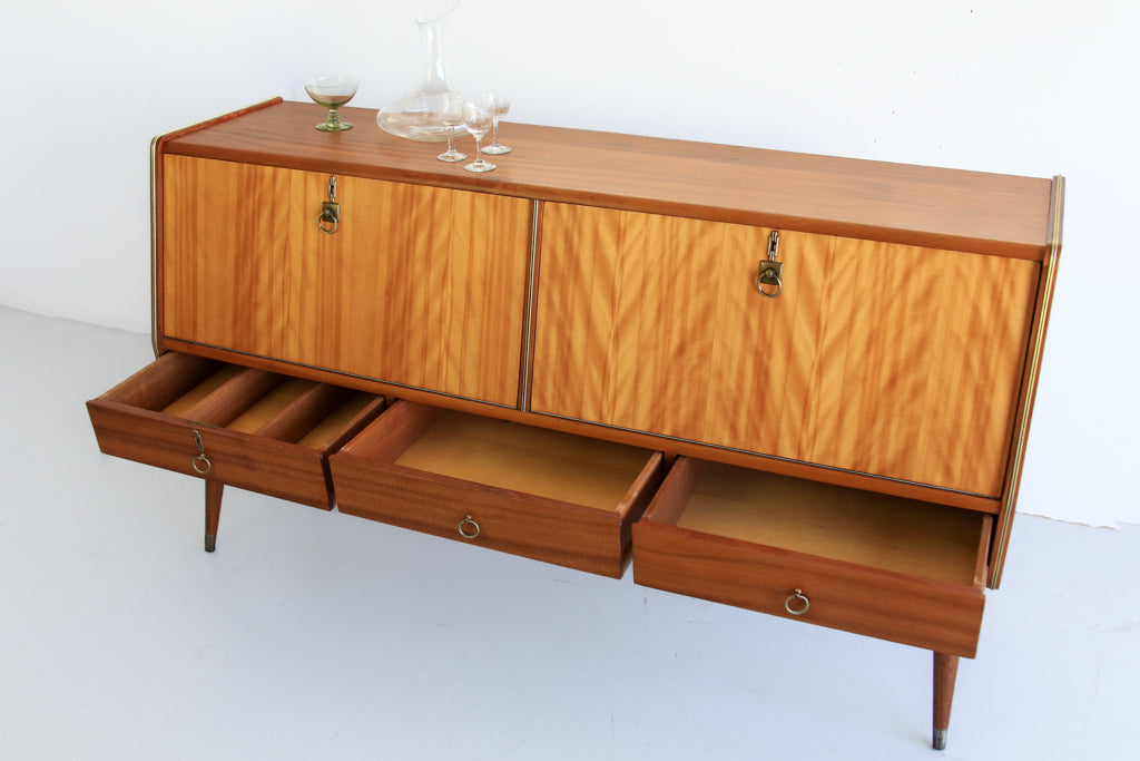 1960's Sideboard with Solid Wood Top