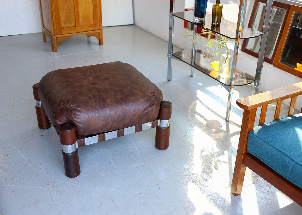 Rare El Rancho Armchair and Ottoman - Finland, 1970s