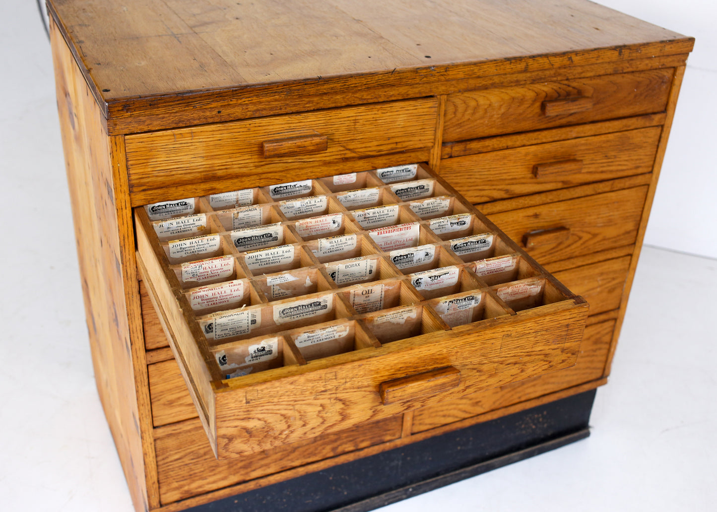 Ten Drawer Vintage Haberdashery Cabinet