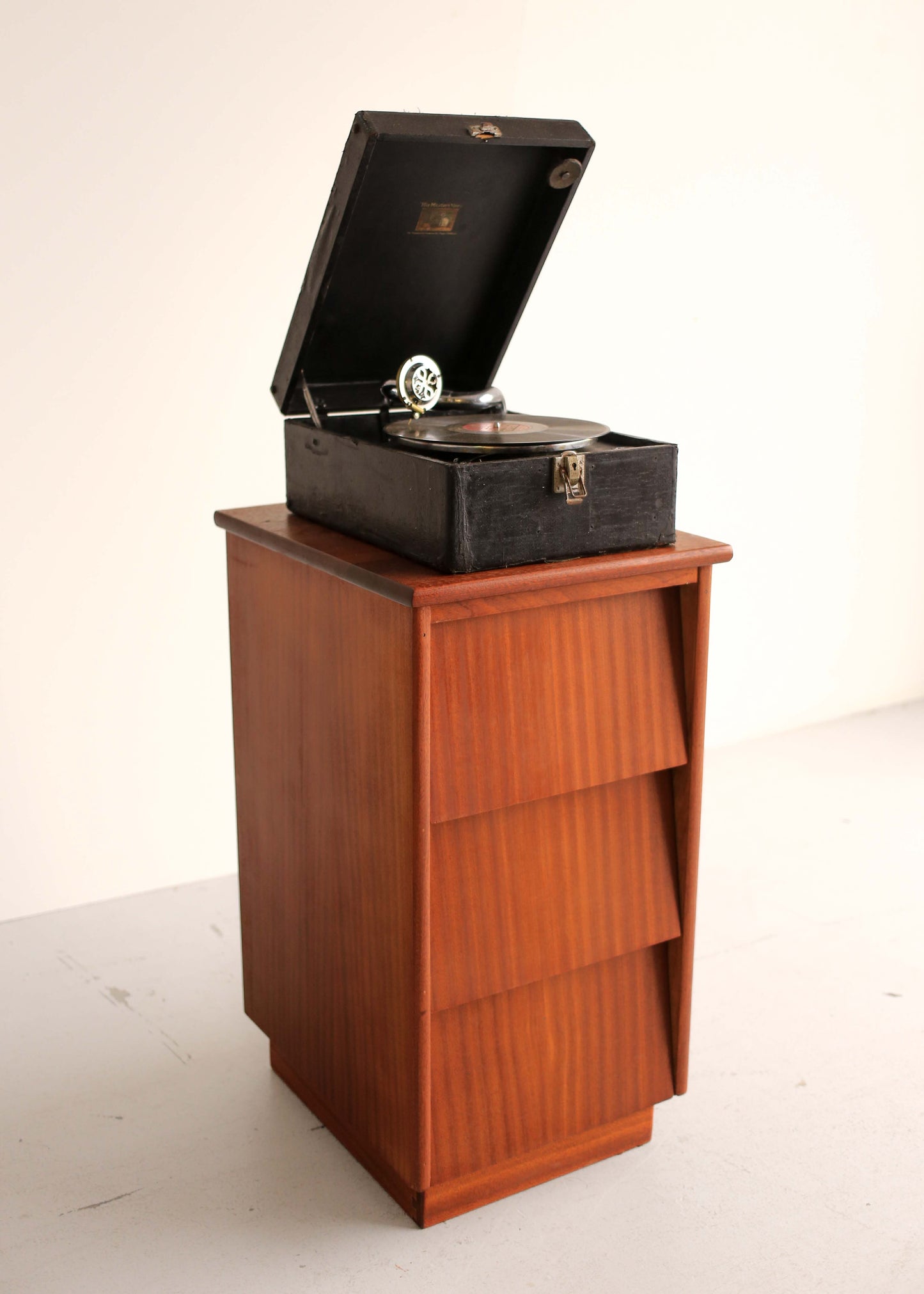 Antique Portable 'His Master's Voice' Phonograph