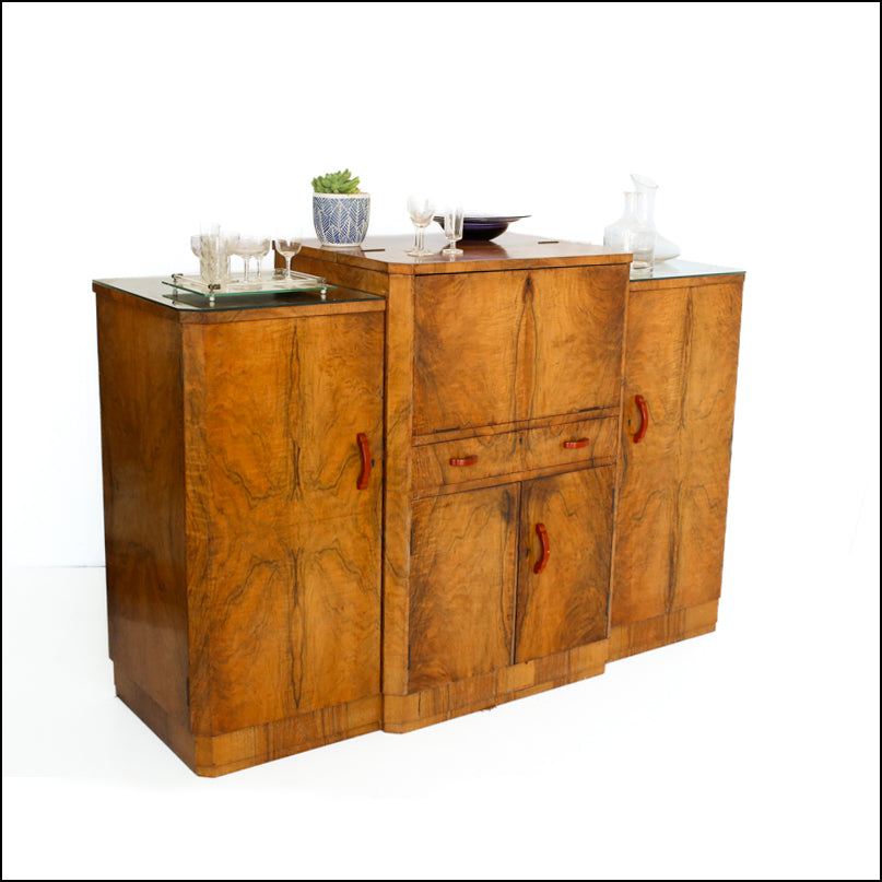 1930s Art Deco Cocktail Cabinet – Huisraad Modern