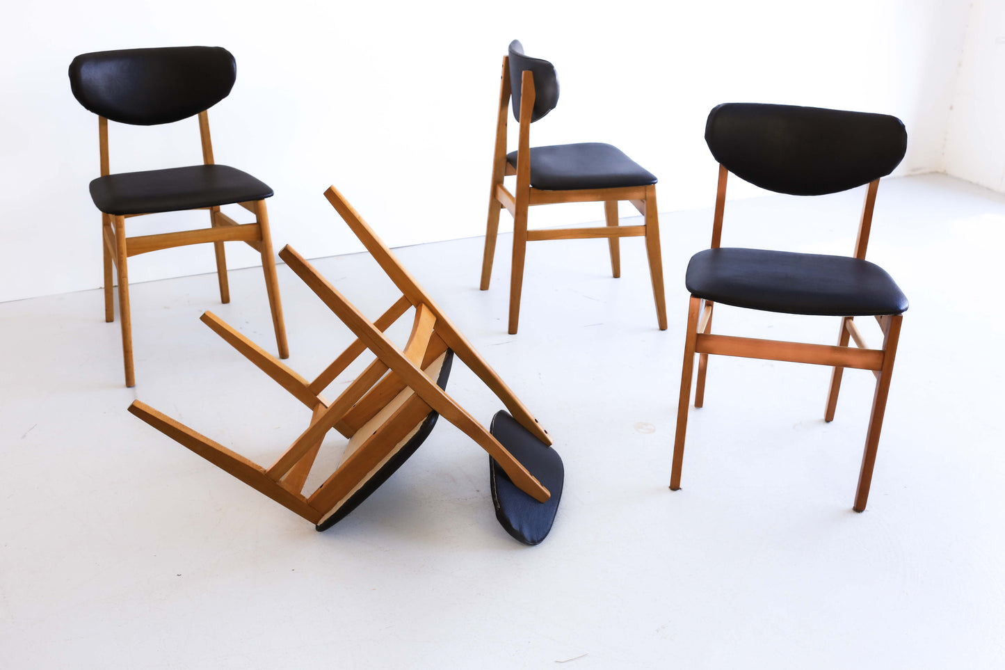 A Set of Four Dining Chairs