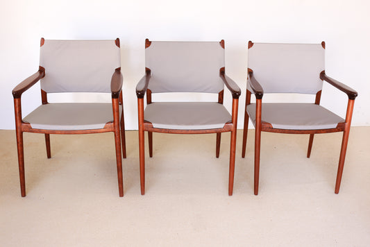 A Set of Six 1960's Scandi Carvers