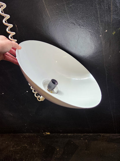 Vintage Retractable Steel Dome Pendant Lamp