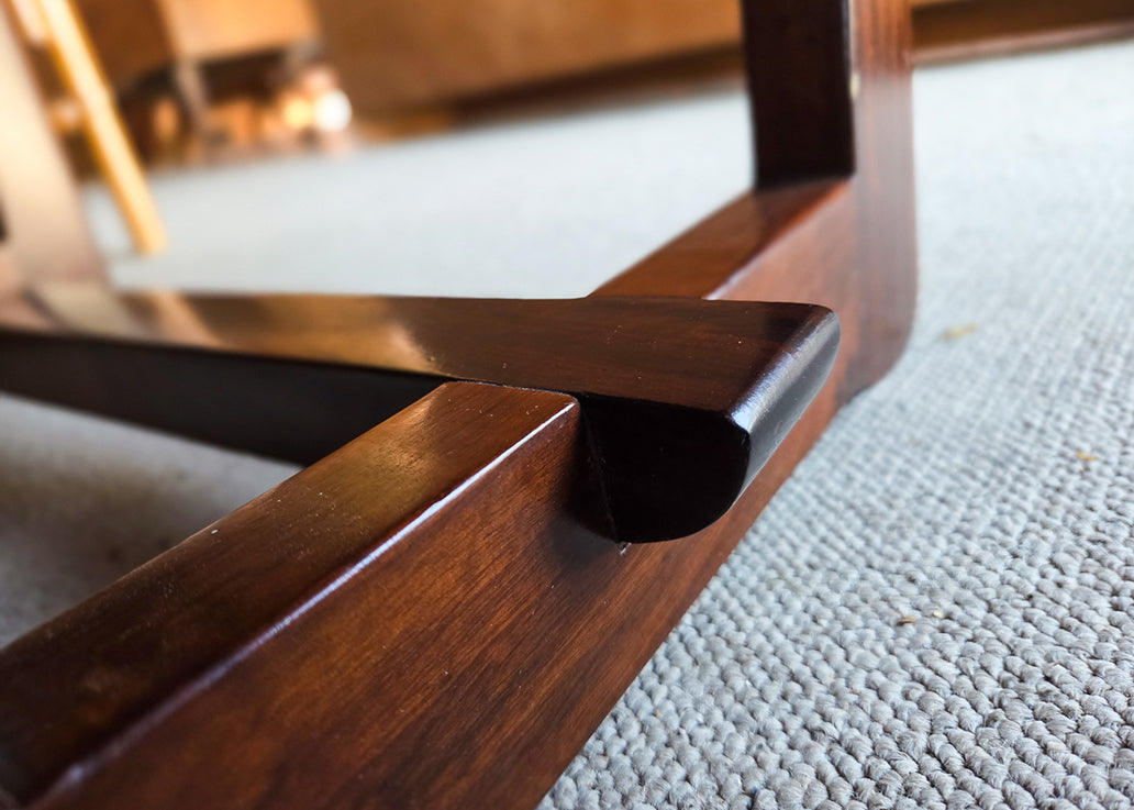 Solid Hardwood Mid-century Coffee Table