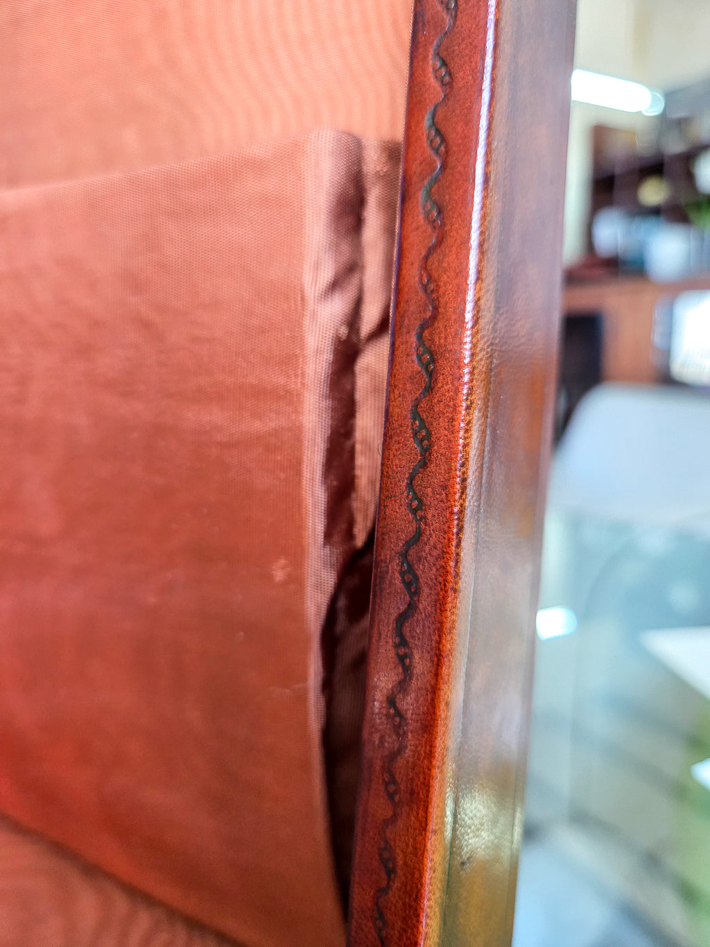 Vintage Gilt-Tooled Leather Desk Portfolio