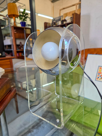 Vintage Lucite Eyeball Lamp
