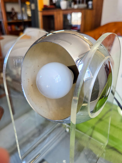 Vintage Lucite Eyeball Lamp