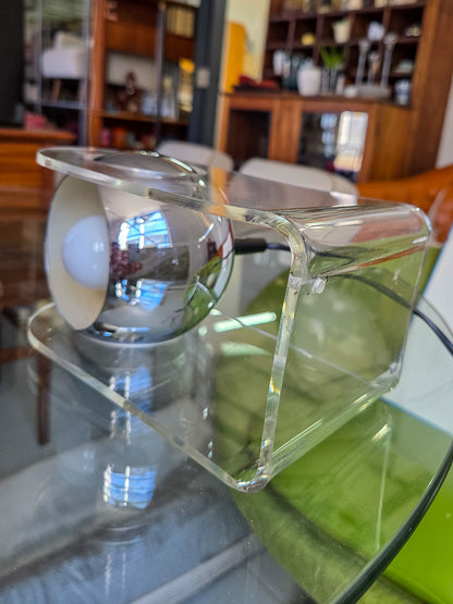Vintage Lucite Eyeball Lamp