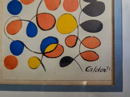 Vintage Alexander Calder Art Print
