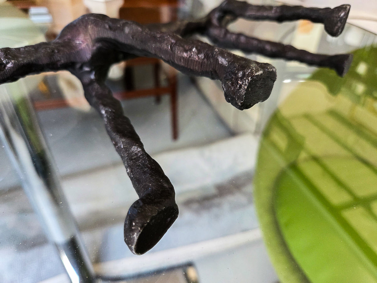 Vintage Cast Metal Cat Figure After Giacomett