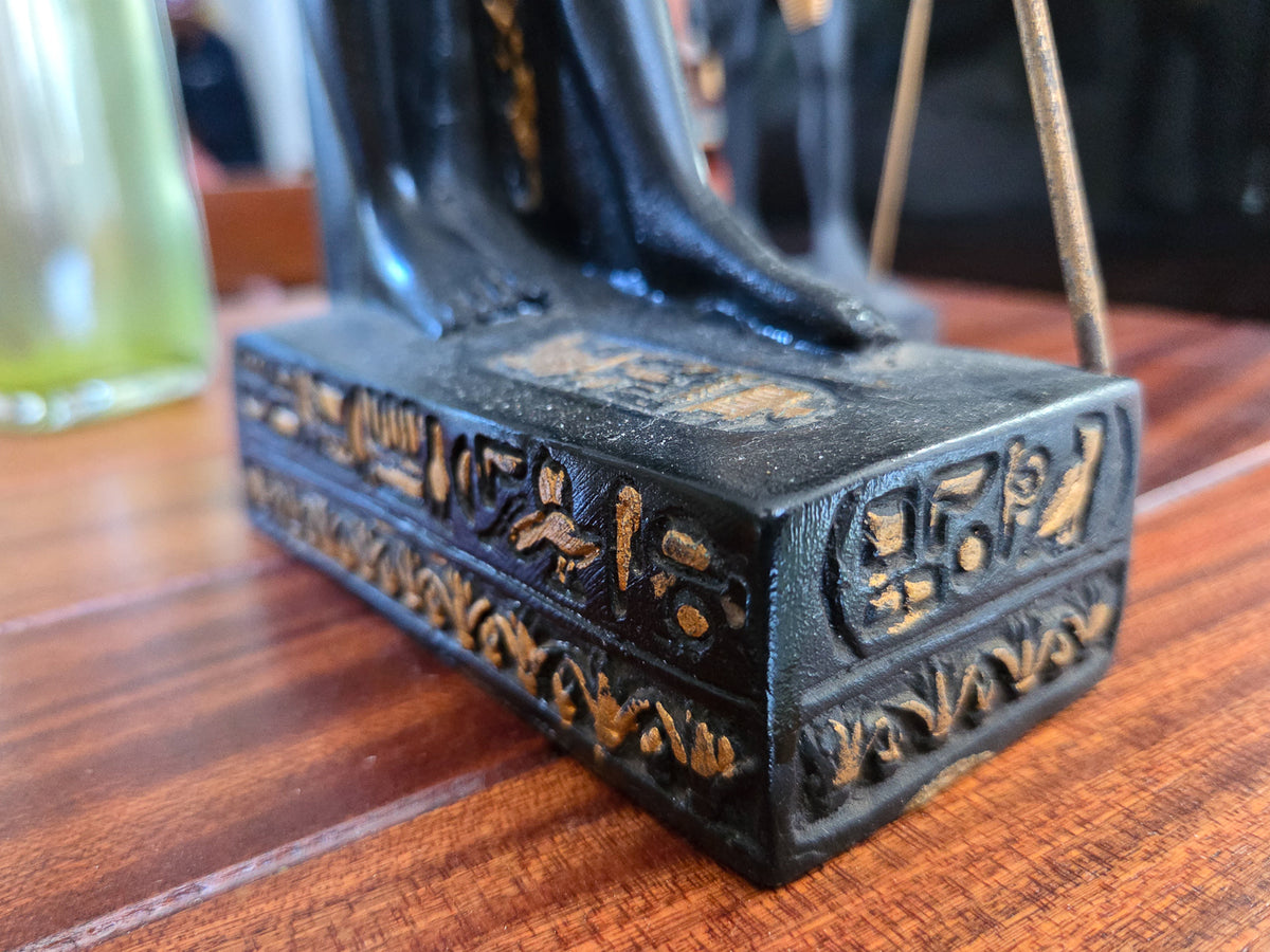 Pair of Egyptian Revival Figures: Anubis and Khnum