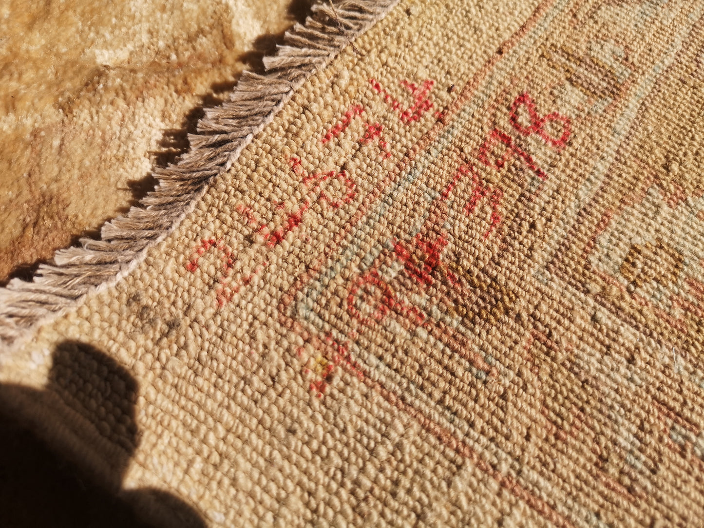 Large Hand Knotted Chobi Rug