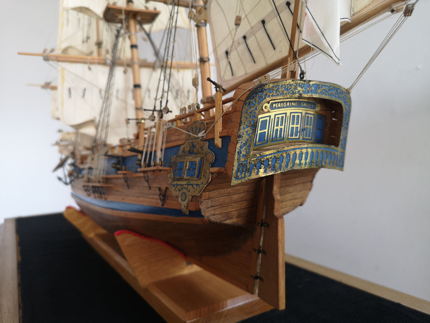 Tall Ship Model in a Glass Case