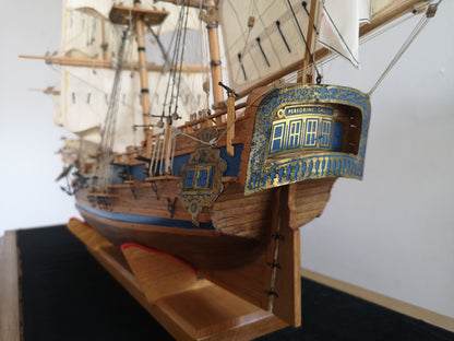 Tall Ship Model in a Glass Case