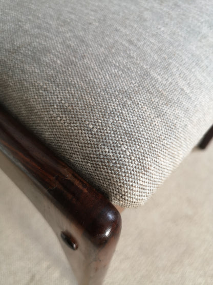 Set of Five Rosewood Dining Chairs by Johannes Andersen for Uldum Møbler (Denmark)