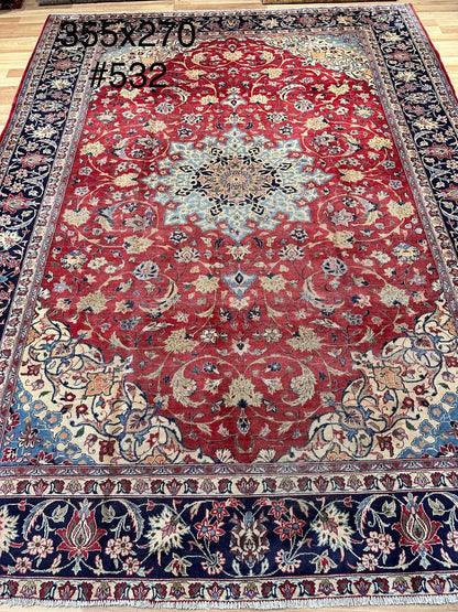 Large Handwoven Persian Rug 3.5 x 2.7 m