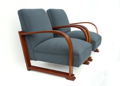 A Pair of Art Deco Armchairs