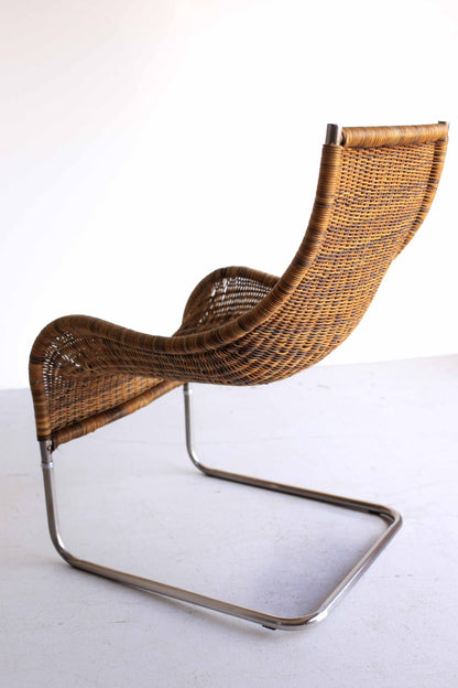 Cantilever Rattan Chair
