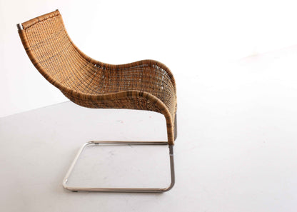 Cantilever Rattan Chair