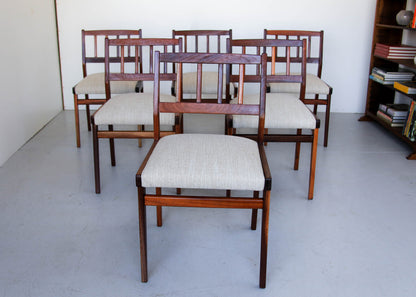 Six Vintage Dining Chairs