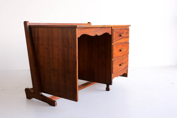 Small Retro Kiaat Desk