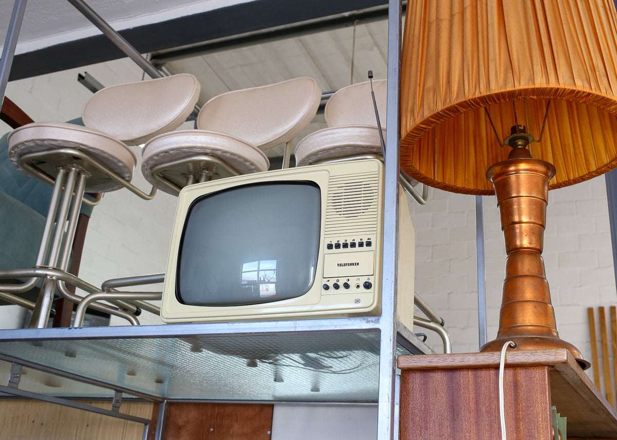 Vintage Telefunken portable black-and-white Television