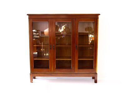 Vintage Solid Wood Book Cabinet
