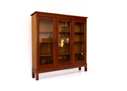 Vintage Solid Wood Book Cabinet