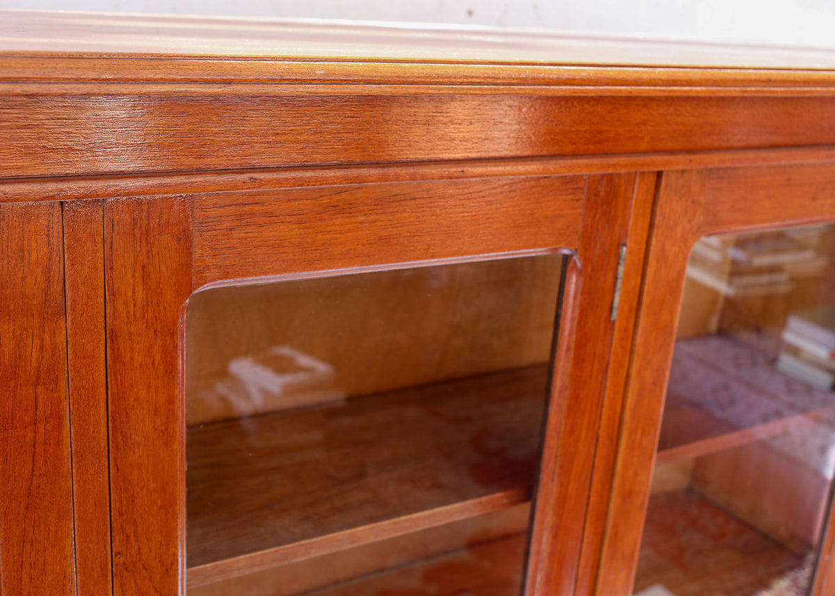 Vintage Solid Wood Book Cabinet