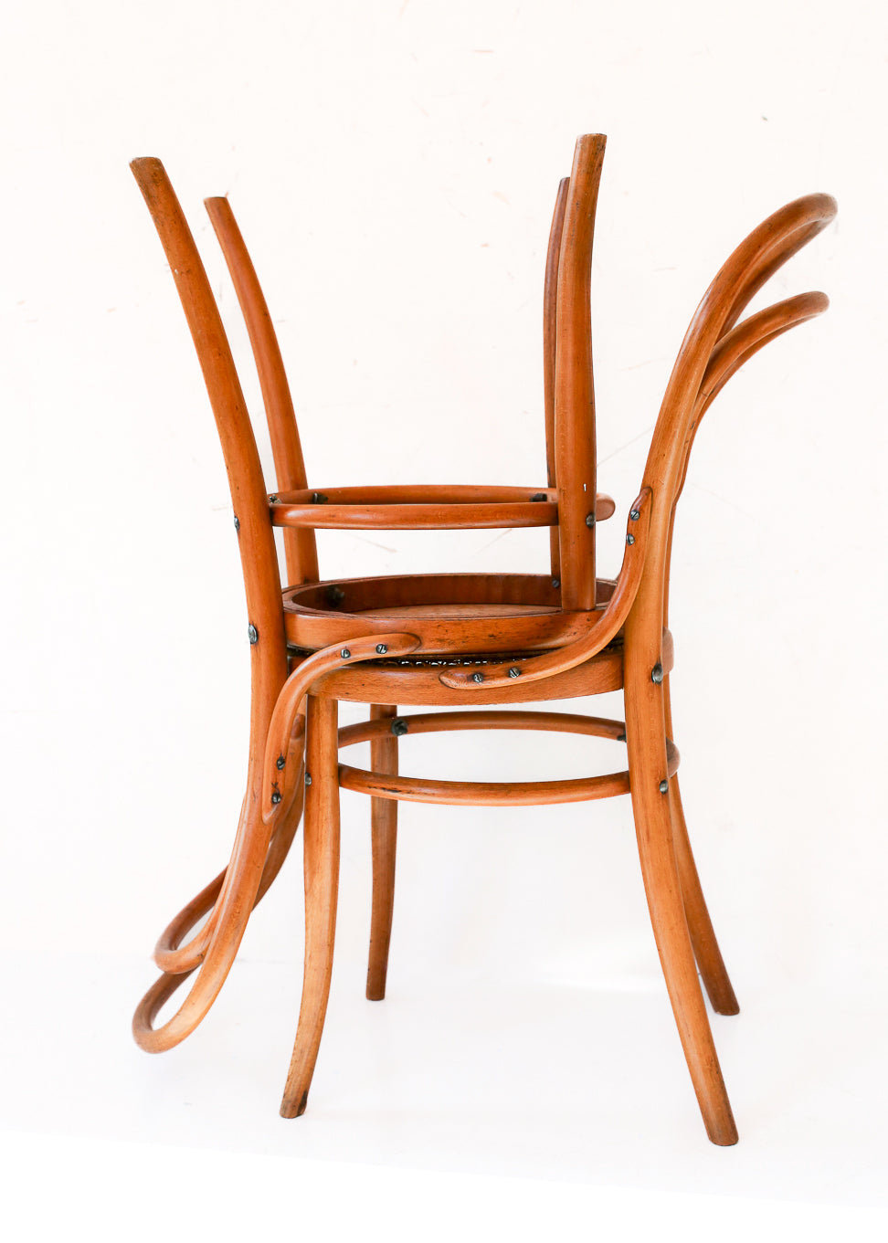 Pair of Bentwood Café Chairs - made in Finland