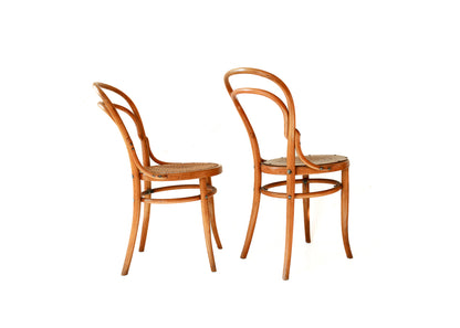 Pair of Bentwood Café Chairs - made in Finland