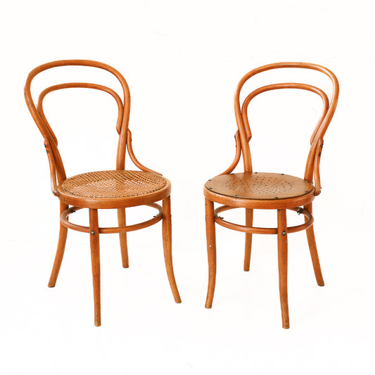 Pair of Bentwood Café Chairs - made in Finland