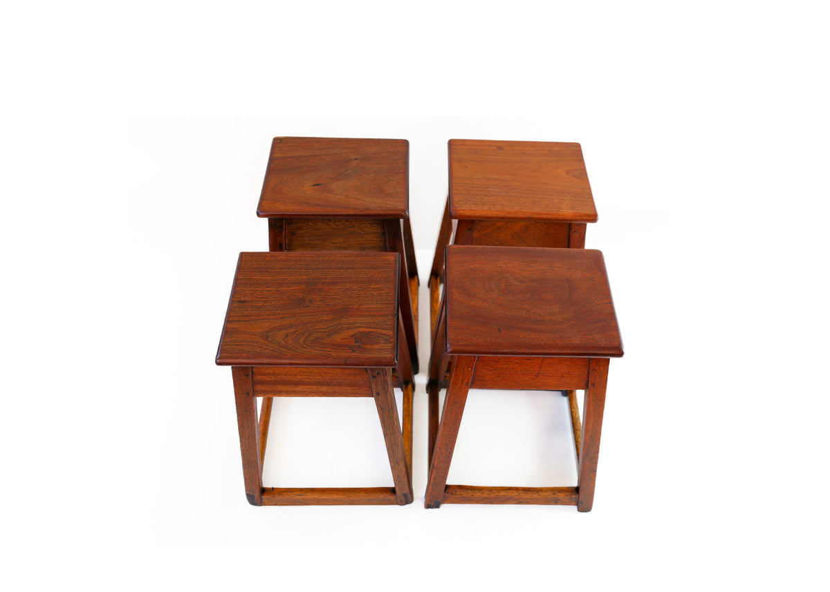 Antique Library Stools