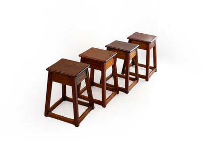 Antique Library Stools